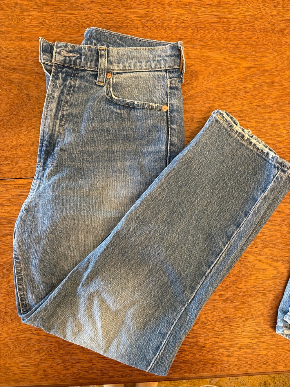 GAP cheeky Straight Fit Jeans - Light Blue Denim